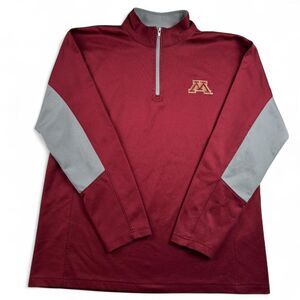 University of Minnesota Gophers Quarter Zip Pullover - Men's Large NCAA